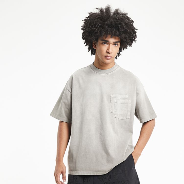 100% cotton pure color casual T-shirts