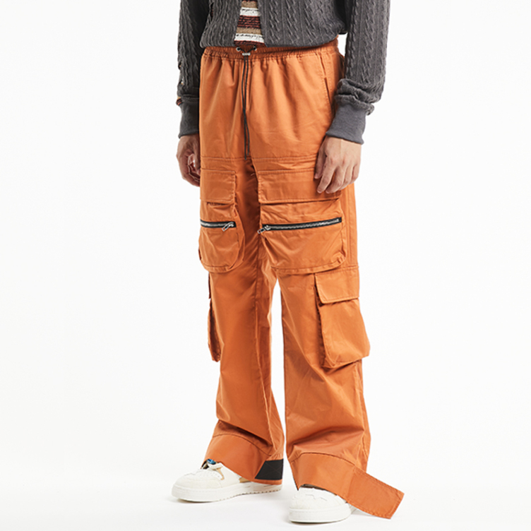 High Street American multi-pocket pants