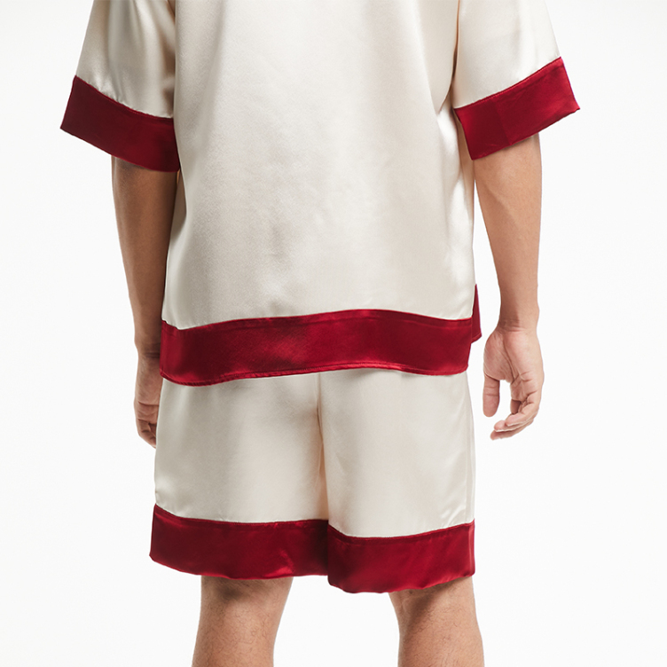 Satin fabric home casual shorts