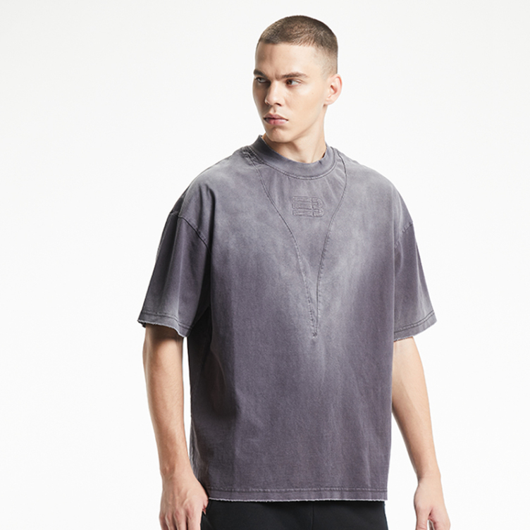 100% cotton embroidered short sleeve T-shirts
