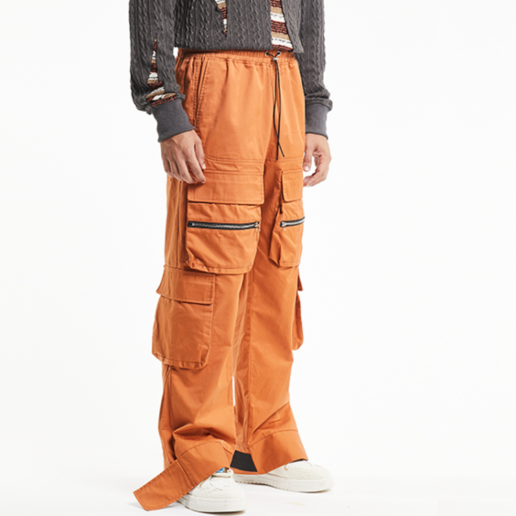 High Street American multi-pocket pants