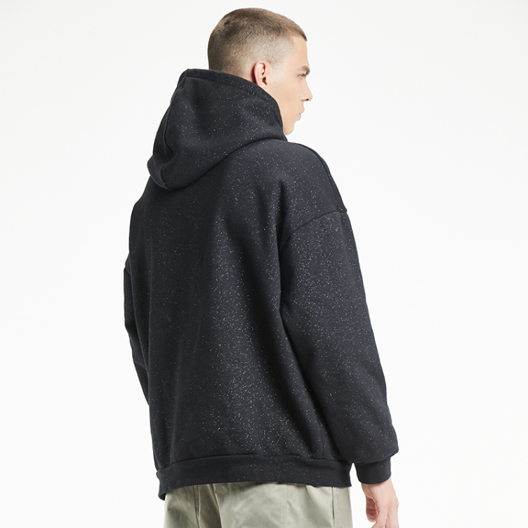 Star studded casual hooded letter print hoodies