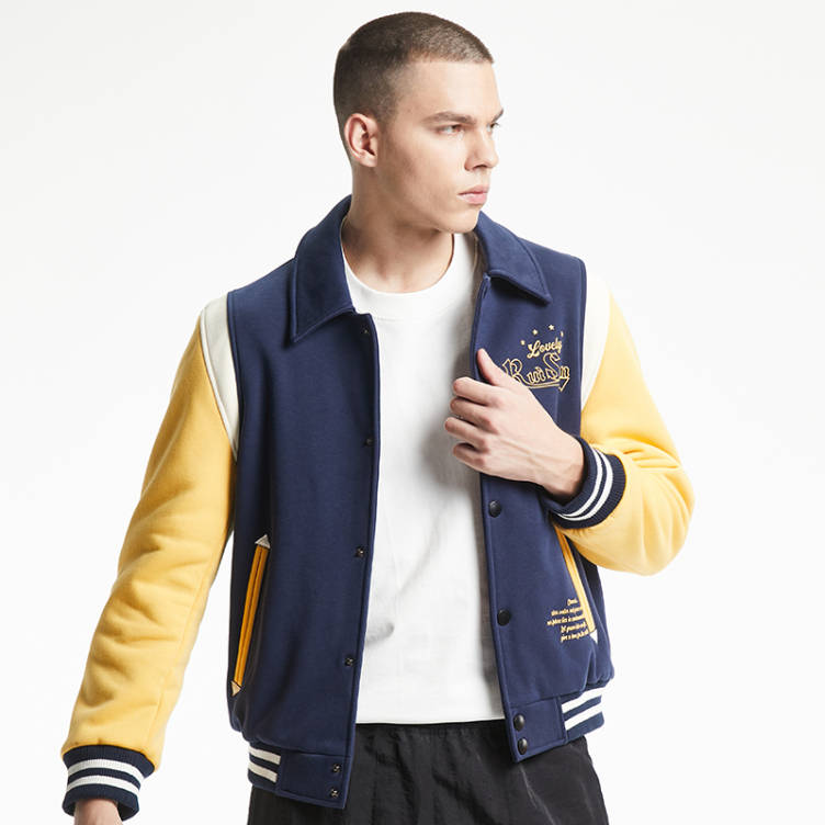 Color stitching 3D digital printed jacket
