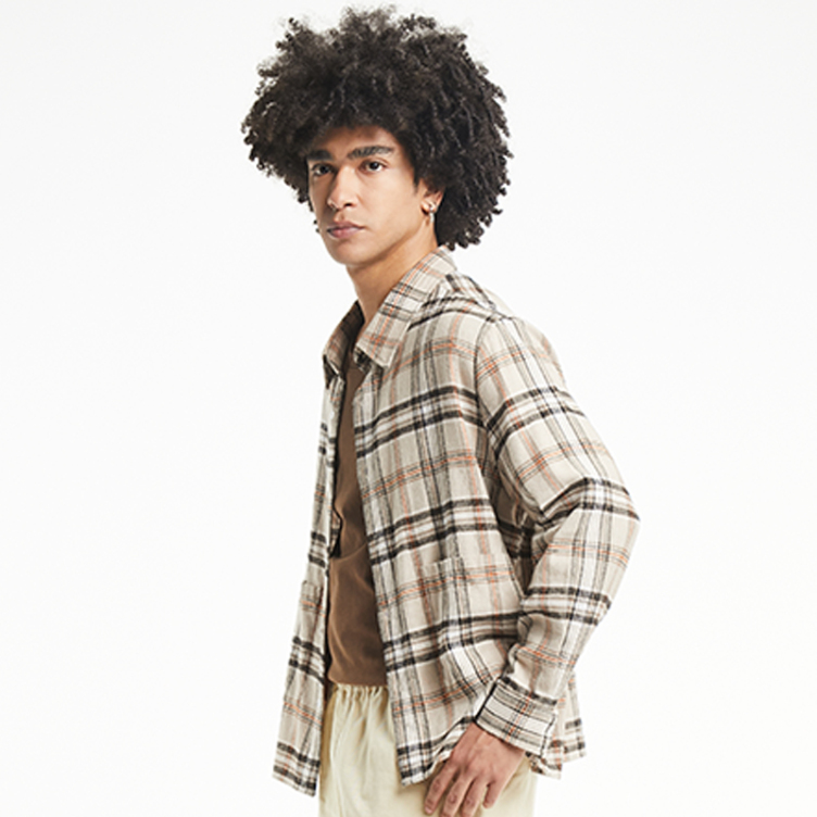 Trend striped long-sleeved shirts