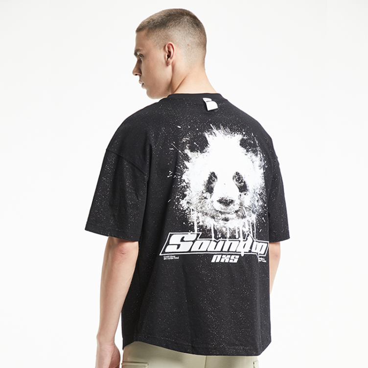 Retro simple crew neck casual short-sleeved T-shirts