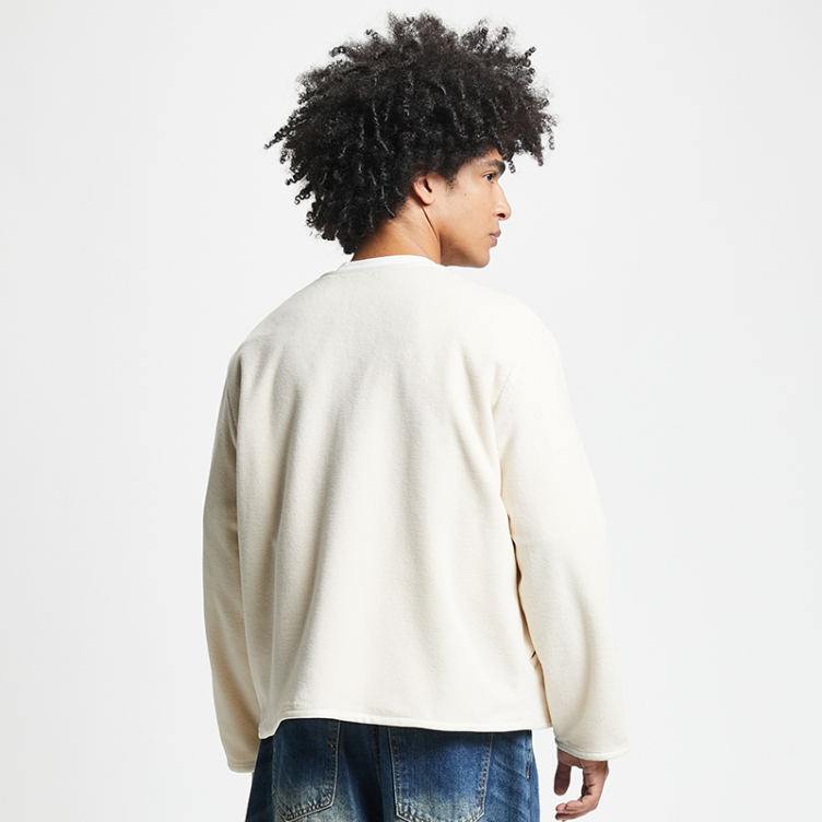 American haute couture embroidered button jacket