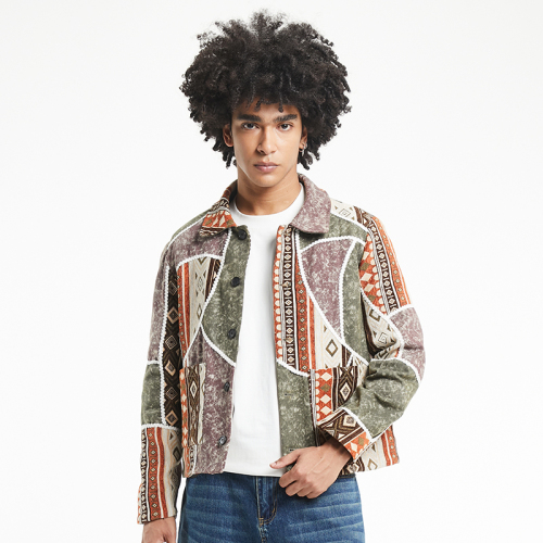 Boho chic patchwork trend jacket