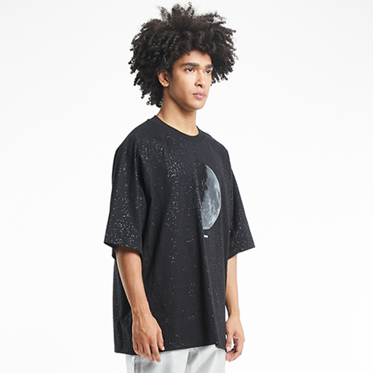 Sparkly starry short-sleeved T-shirts