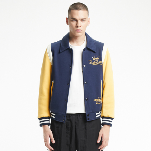 Color stitching 3D digital printed jacket