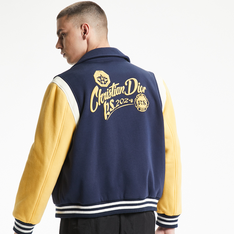 Color stitching 3D digital printed jacket