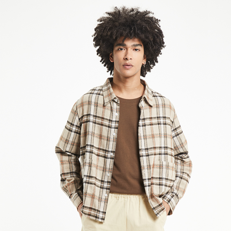 Trend striped long-sleeved shirts