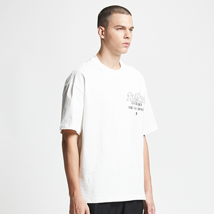 American pop letters printed T-shirts