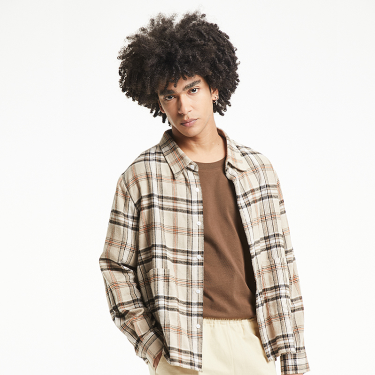 Trend striped long-sleeved shirts