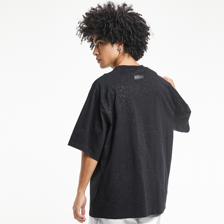 Sparkly starry short-sleeved T-shirts