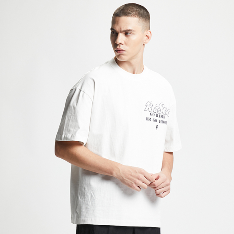 American pop letters printed T-shirts