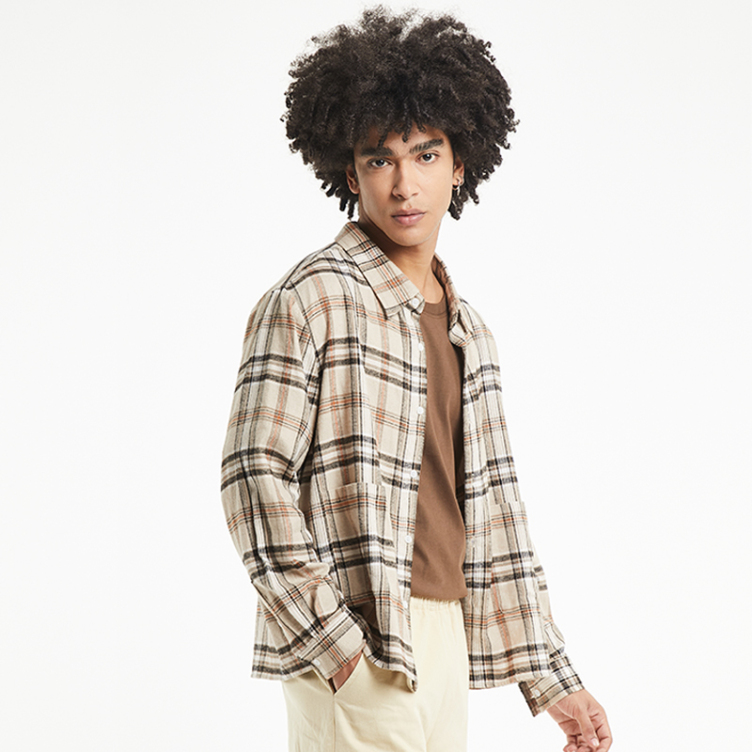 Trend striped long-sleeved shirts