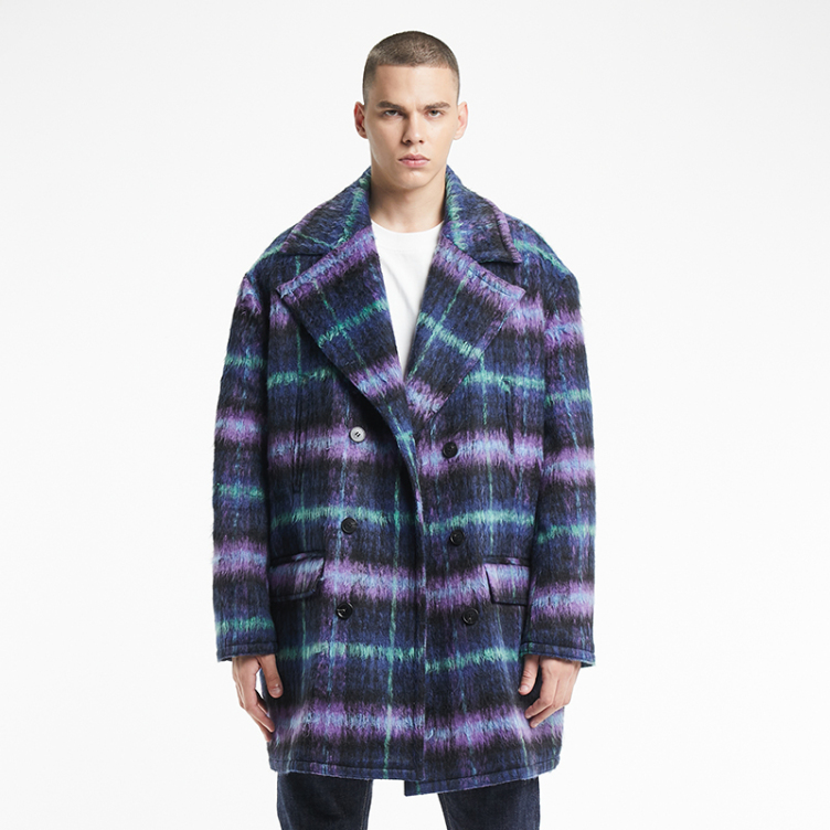 Loose lapel casual single breasted jacket