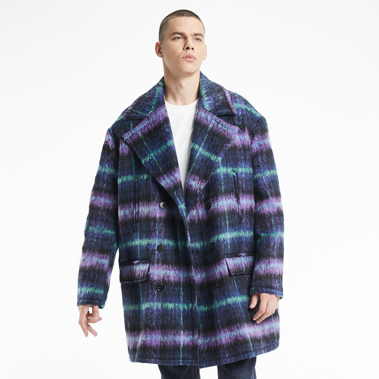 Loose lapel casual single breasted jacket