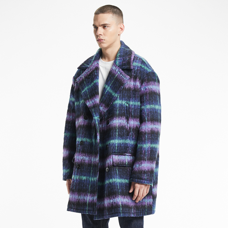 Loose lapel casual single breasted jacket