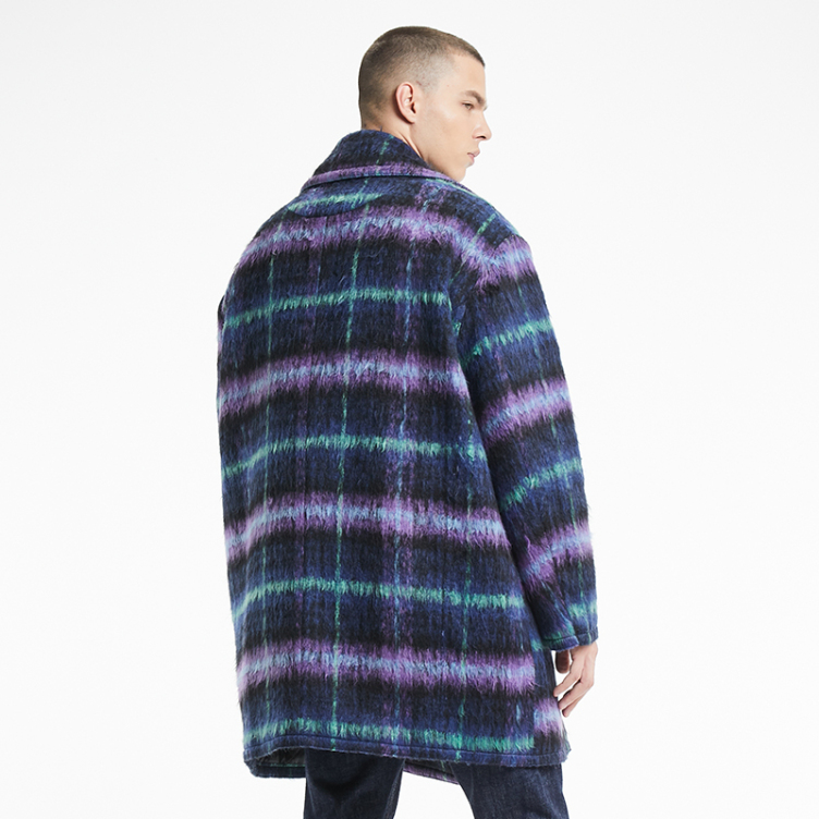Loose lapel casual single breasted jacket