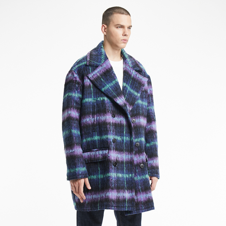 Loose lapel casual single breasted jacket
