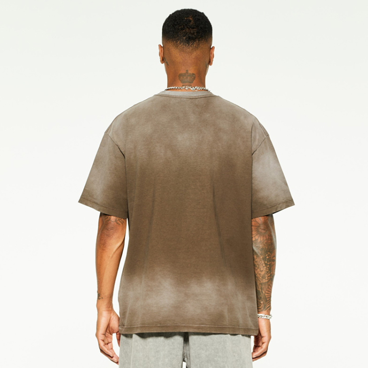 Pure color simple wash T-shirts