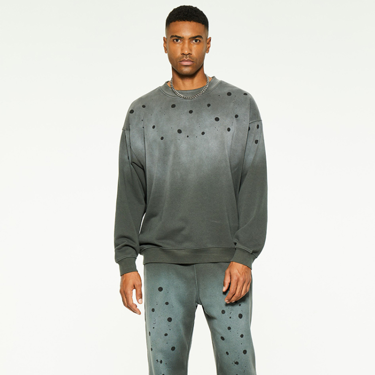 Trend fashion ripped design sweatshirts