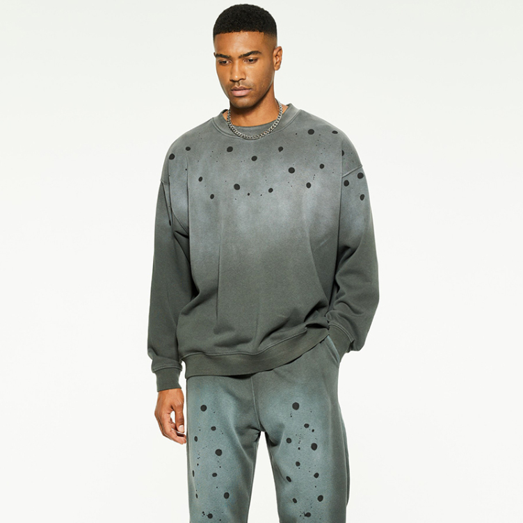 Trend fashion ripped design sweatshirts
