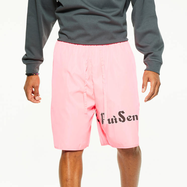 100% pure organic cotton letters print design shorts