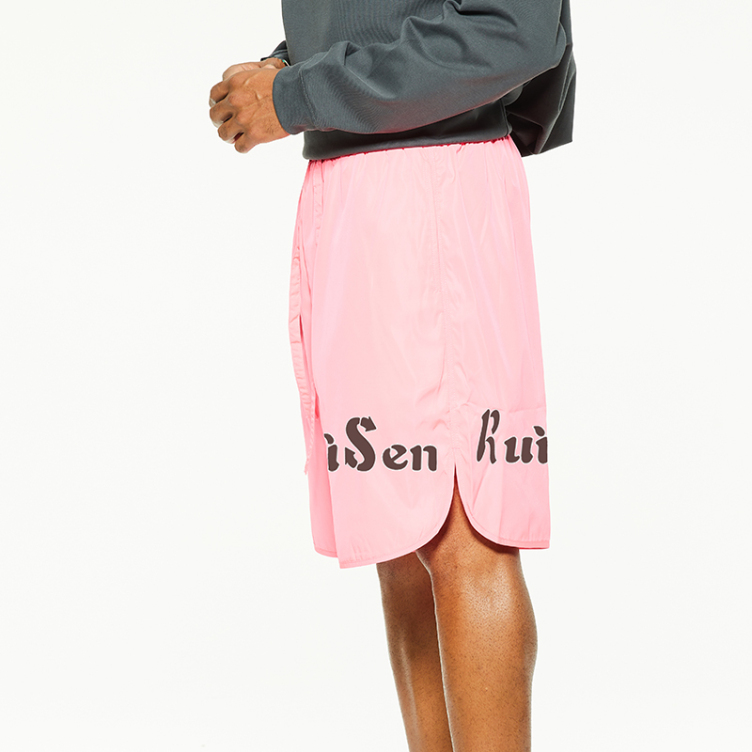 100% pure organic cotton letters print design shorts