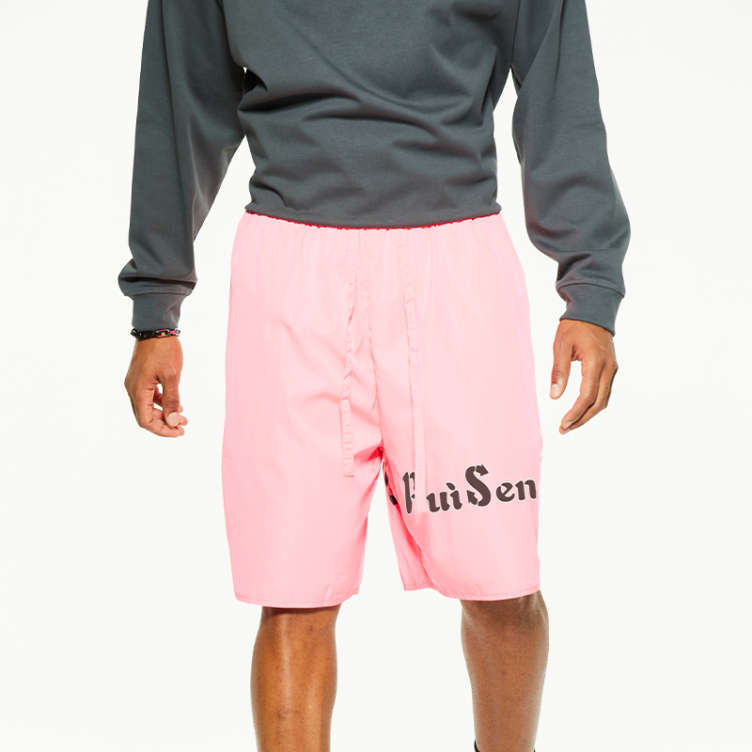 100% pure organic cotton letters print design shorts