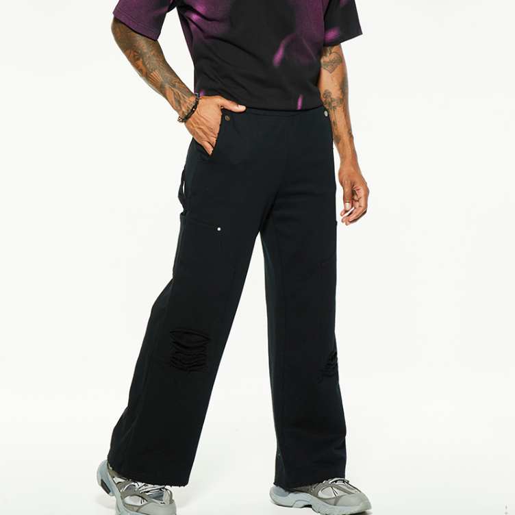 Europe and American fall and winter workwear casual sports loose pants