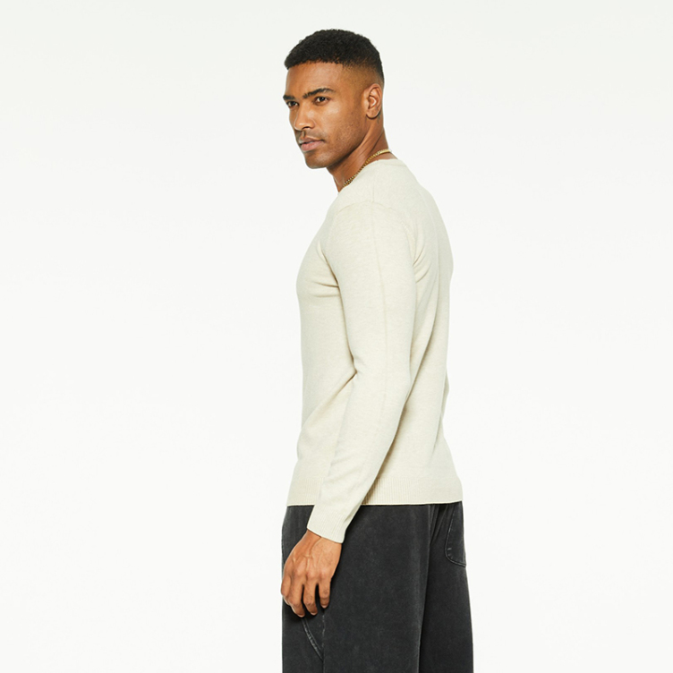 Solid color knit bottom inner T-Shirt