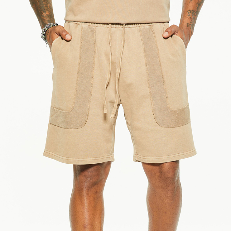 Trendy American patchwork casual shorts