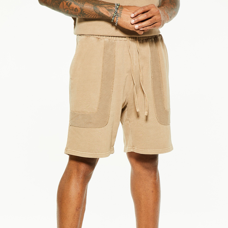 Trendy American patchwork casual shorts