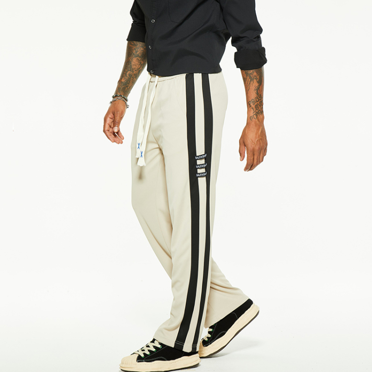 American basic side webbing casual sweatpants