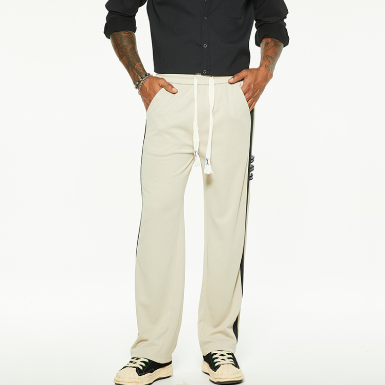 American basic side webbing casual sweatpants