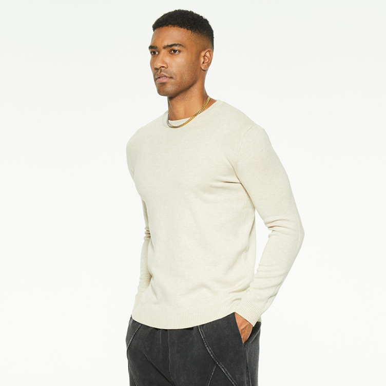 Solid color knit bottom inner T-Shirt