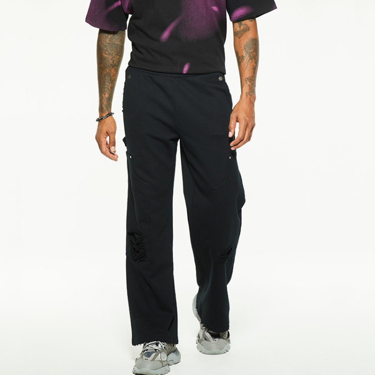 Europe and American fall and winter workwear casual sports loose pants