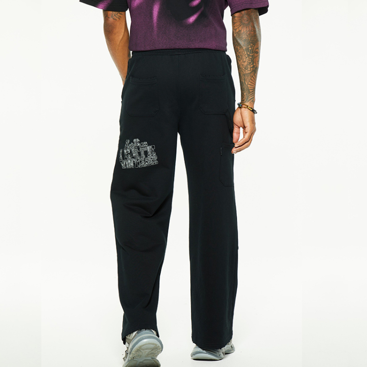 Europe and American fall and winter workwear casual sports loose pants