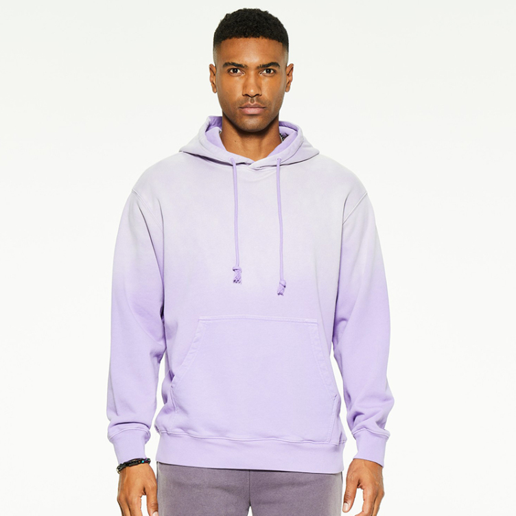 Spring and Autumn hipster solid color French Terry hoodies