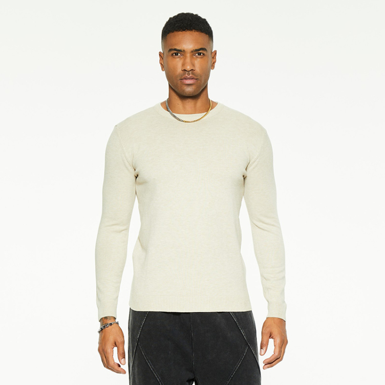 Solid color knit bottom inner T-Shirt
