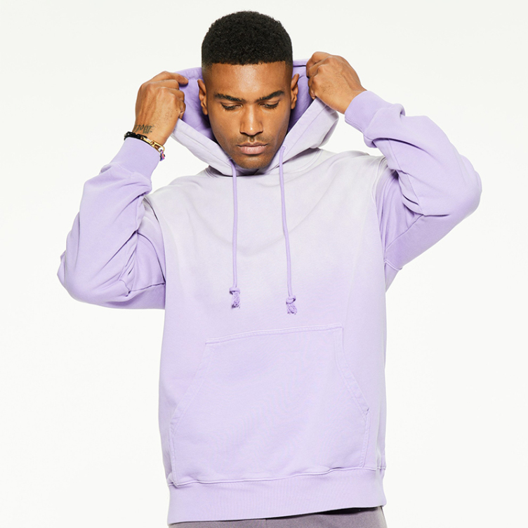 Spring and Autumn hipster solid color French Terry hoodies