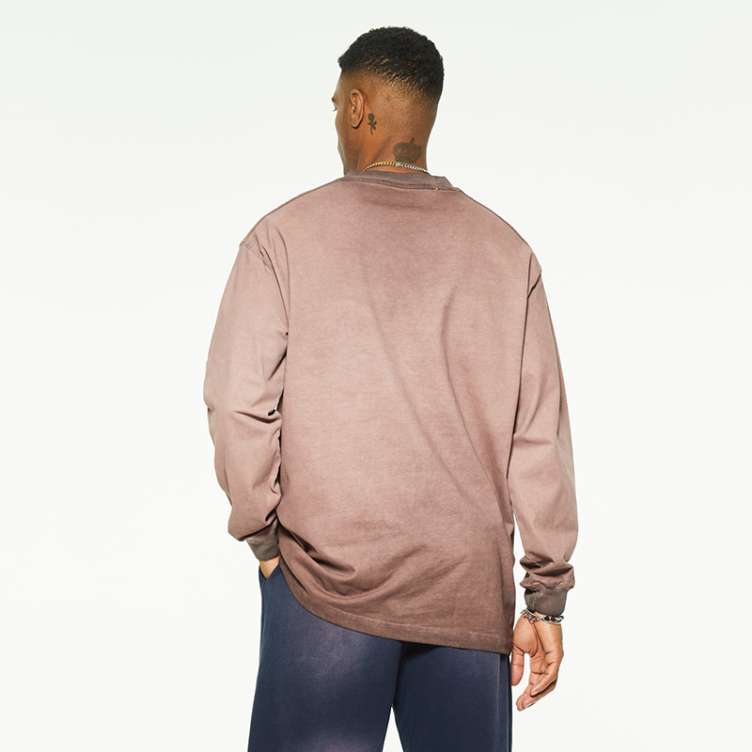 High street made old bottom oversize long sleeve T-shirt