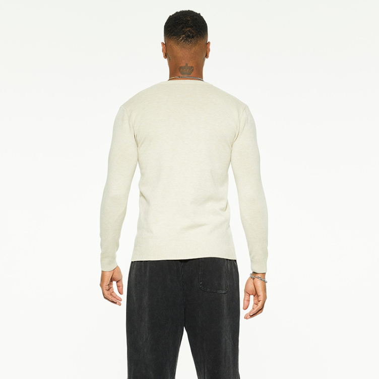 Solid color knit bottom inner T-Shirt