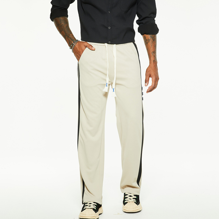 American basic side webbing casual sweatpants