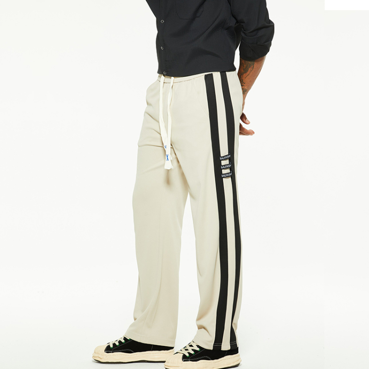American basic side webbing casual sweatpants