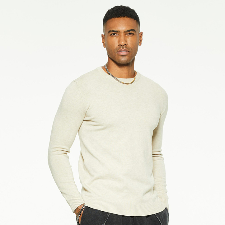 Solid color knit bottom inner T-Shirt