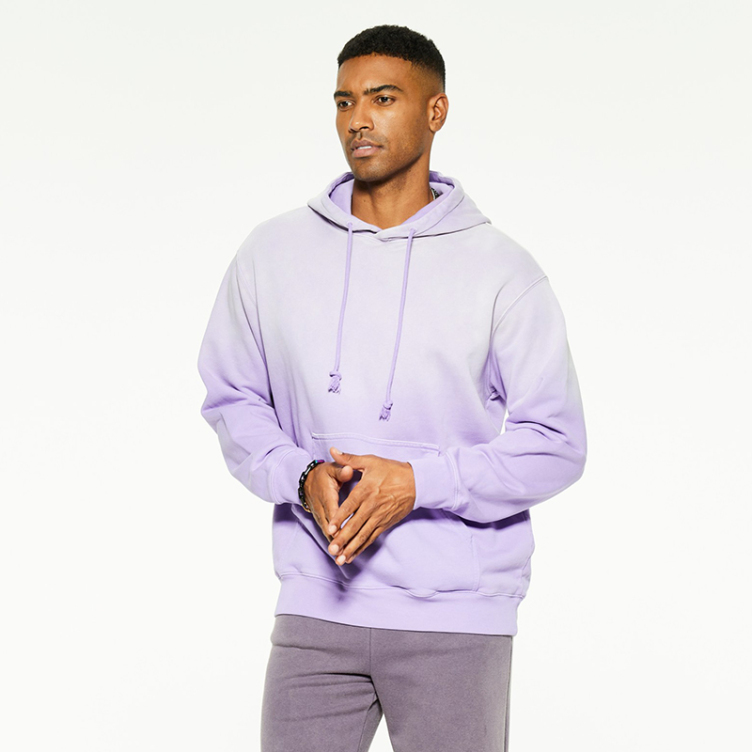 Spring and Autumn hipster solid color French Terry hoodies