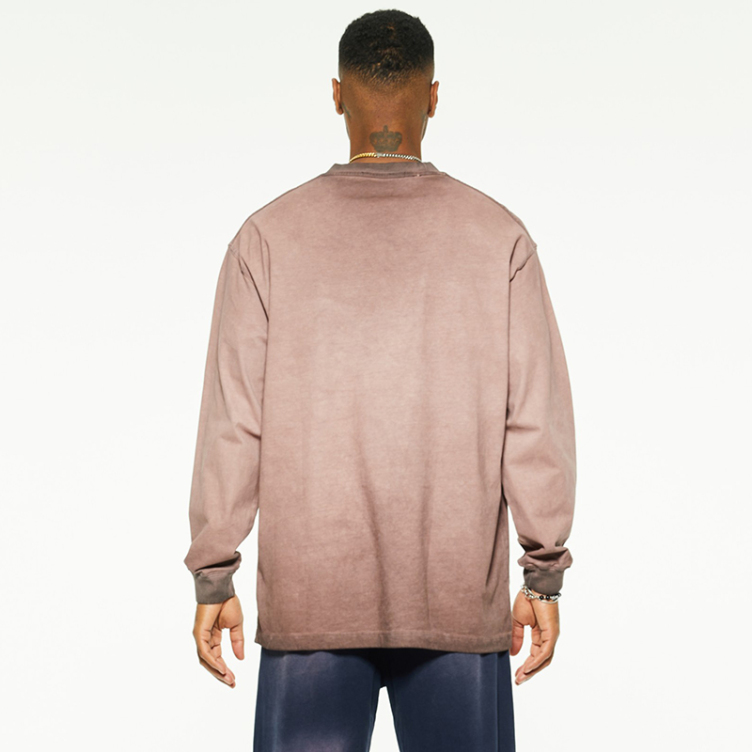 High street made old bottom oversize long sleeve T-shirt